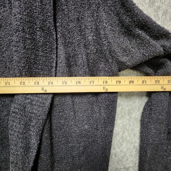 Barefoot Dreams Cozychic Lite Circle Cardi Womens Medium Black Cardigan Sweater - Picture 8 of 9